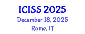 International Conference on Information Systems Security (ICISS) December 18, 2025 - Rome, Italy