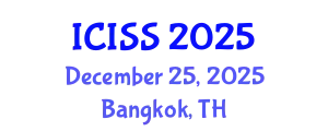 International Conference on Information Systems Security (ICISS) December 25, 2025 - Bangkok, Thailand