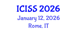 International Conference on Information Systems Security (ICISS) January 12, 2026 - Rome, Italy