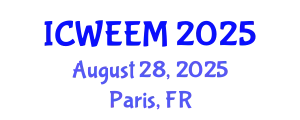 International Conference on Water, Energy and Environmental Management (ICWEEM) August 28, 2025 - Paris, France