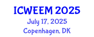 International Conference on Water, Energy and Environmental Management (ICWEEM) July 17, 2025 - Copenhagen, Denmark