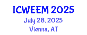 International Conference on Water, Energy and Environmental Management (ICWEEM) July 28, 2025 - Vienna, Austria