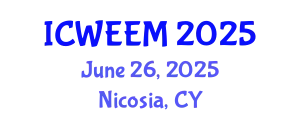 International Conference on Water, Energy and Environmental Management (ICWEEM) June 26, 2025 - Nicosia, Cyprus