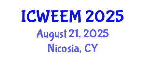 International Conference on Water, Energy and Environmental Management (ICWEEM) August 21, 2025 - Nicosia, Cyprus