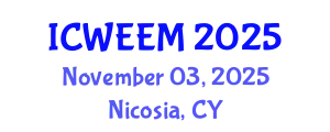 International Conference on Water, Energy and Environmental Management (ICWEEM) November 03, 2025 - Nicosia, Cyprus
