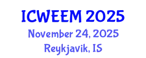 International Conference on Water, Energy and Environmental Management (ICWEEM) November 24, 2025 - Reykjavik, Iceland
