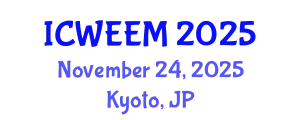 International Conference on Water, Energy and Environmental Management (ICWEEM) November 24, 2025 - Kyoto, Japan