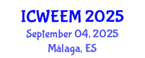 International Conference on Water, Energy and Environmental Management (ICWEEM) September 04, 2025 - Málaga, Spain