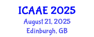International Conference on Aerospace and Aviation Engineering (ICAAE) August 21, 2025 - Edinburgh, United Kingdom
