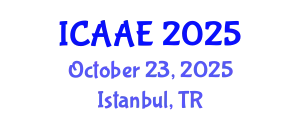 International Conference on Aerospace and Aviation Engineering (ICAAE) October 23, 2025 - Istanbul, Turkey