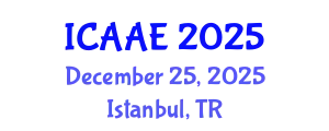 International Conference on Aerospace and Aviation Engineering (ICAAE) December 25, 2025 - Istanbul, Turkey