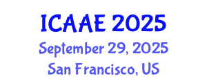 International Conference on Aerospace and Aviation Engineering (ICAAE) September 29, 2025 - San Francisco, United States
