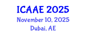 International Conference on Aerospace and Aviation Engineering (ICAAE) November 10, 2025 - Dubai, United Arab Emirates