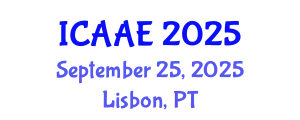 International Conference on Aerospace and Aviation Engineering (ICAAE) September 25, 2025 - Lisbon, Portugal