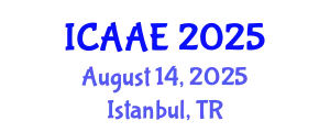 International Conference on Aerospace and Aviation Engineering (ICAAE) August 14, 2025 - Istanbul, Turkey
