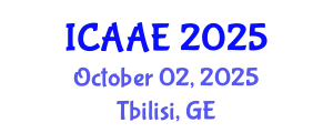 International Conference on Aerospace and Aviation Engineering (ICAAE) October 02, 2025 - Tbilisi, Georgia
