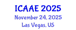 International Conference on Aerospace and Aviation Engineering (ICAAE) November 24, 2025 - Las Vegas, United States