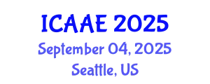 International Conference on Aerospace and Aviation Engineering (ICAAE) September 04, 2025 - Seattle, United States