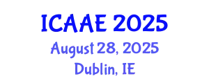 International Conference on Aerospace and Aviation Engineering (ICAAE) August 28, 2025 - Dublin, Ireland