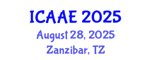International Conference on Aerospace and Aviation Engineering (ICAAE) August 28, 2025 - Zanzibar, Tanzania