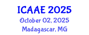 International Conference on Aerospace and Aviation Engineering (ICAAE) October 02, 2025 - Madagascar, Madagascar