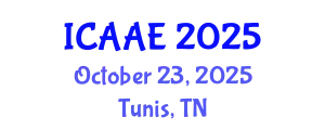 International Conference on Aerospace and Aviation Engineering (ICAAE) October 23, 2025 - Tunis, Tunisia