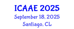 International Conference on Aerospace and Aviation Engineering (ICAAE) September 18, 2025 - Santiago, Chile