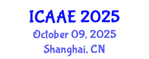 International Conference on Aerospace and Aviation Engineering (ICAAE) October 09, 2025 - Shanghai, China