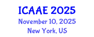 International Conference on Aerospace and Aviation Engineering (ICAAE) November 10, 2025 - New York, United States