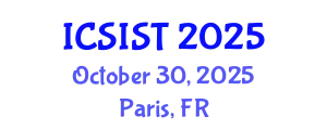 International Conference on Sustainable Information Systems and Technologies (ICSIST) October 30, 2025 - Paris, France