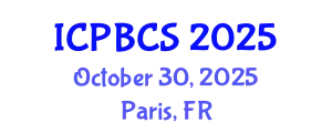 International Conference on Psychological, Behavioral and Cognitive Sciences (ICPBCS) October 30, 2025 - Paris, France
