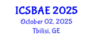 International Conference on Sustainable Building and Architectural Engineering (ICSBAE) October 02, 2025 - Tbilisi, Georgia