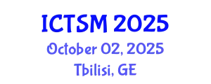 International Conference on Thermodynamics and Statistical Mechanics (ICTSM) October 02, 2025 - Tbilisi, Georgia