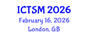 International Conference on Thermodynamics and Statistical Mechanics (ICTSM) February 16, 2026 - London, United Kingdom