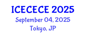 International Conference on Electrical, Computer, Electronics and Communication Engineering (ICECECE) September 04, 2025 - Tokyo, Japan