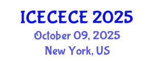 International Conference on Electrical, Computer, Electronics and Communication Engineering (ICECECE) October 09, 2025 - New York, United States