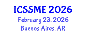 International Conference on Service Science, Management and Engineering (ICSSME) February 23, 2026 - Buenos Aires, Argentina