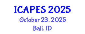 International Conference on Aerospace, Propulsion and Energy Sciences (ICAPES) October 23, 2025 - Bali, Indonesia