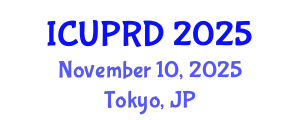 International Conference on Urban Planning and Regional Development (ICUPRD) November 10, 2025 - Tokyo, Japan