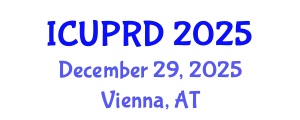International Conference on Urban Planning and Regional Development (ICUPRD) December 29, 2025 - Vienna, Austria