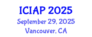International Conference on Image Analysis and Processing (ICIAP) September 29, 2025 - Vancouver, Canada