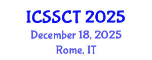International Conference on Space Science and Communication Technology (ICSSCT) December 18, 2025 - Rome, Italy