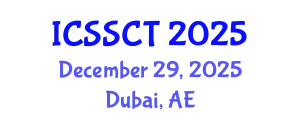International Conference on Space Science and Communication Technology (ICSSCT) December 29, 2025 - Dubai, United Arab Emirates