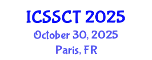 International Conference on Space Science and Communication Technology (ICSSCT) October 30, 2025 - Paris, France