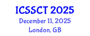 International Conference on Space Science and Communication Technology (ICSSCT) December 11, 2025 - London, United Kingdom