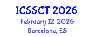 International Conference on Space Science and Communication Technology (ICSSCT) February 12, 2026 - Barcelona, Spain