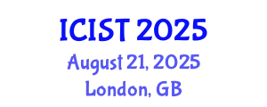 International Conference on Intelligent Systems and Technologies (ICIST) August 21, 2025 - London, United Kingdom