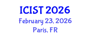 International Conference on Intelligent Systems and Technologies (ICIST) February 23, 2026 - Paris, France