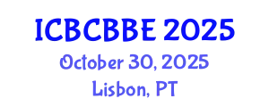International Conference on Bioinformatics, Computational Biology and Biomedical Engineering (ICBCBBE) October 30, 2025 - Lisbon, Portugal