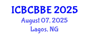 International Conference on Bioinformatics, Computational Biology and Biomedical Engineering (ICBCBBE) August 07, 2025 - Lagos, Nigeria